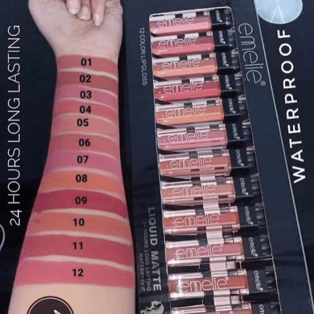 Emelie Lip Gloss Set A Nude Setting