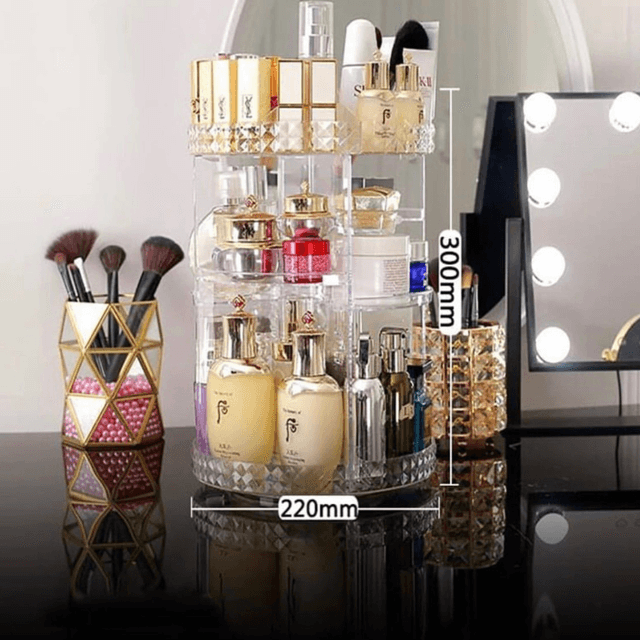 360 Degree Rotating Makeup Organiser