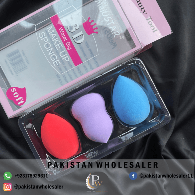 3D 3 in 1 High Quality Makeup Sponges