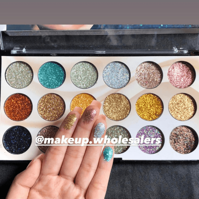 Miss Rose 18 Color Glitter Palette