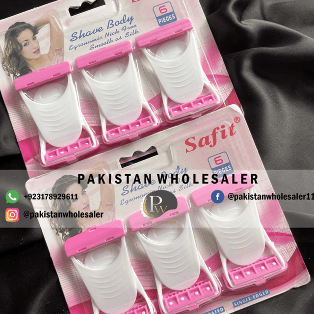 Safit Shave Body Pack of 6 Razors