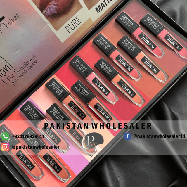 Emelie Pack of 12 Nude Gloss Set Premium