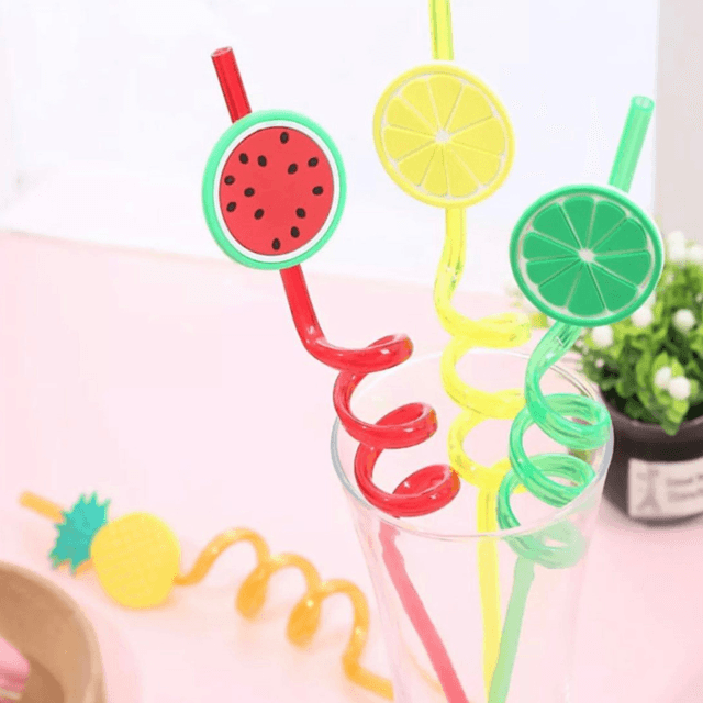 Pack of 4 Fruity Straws