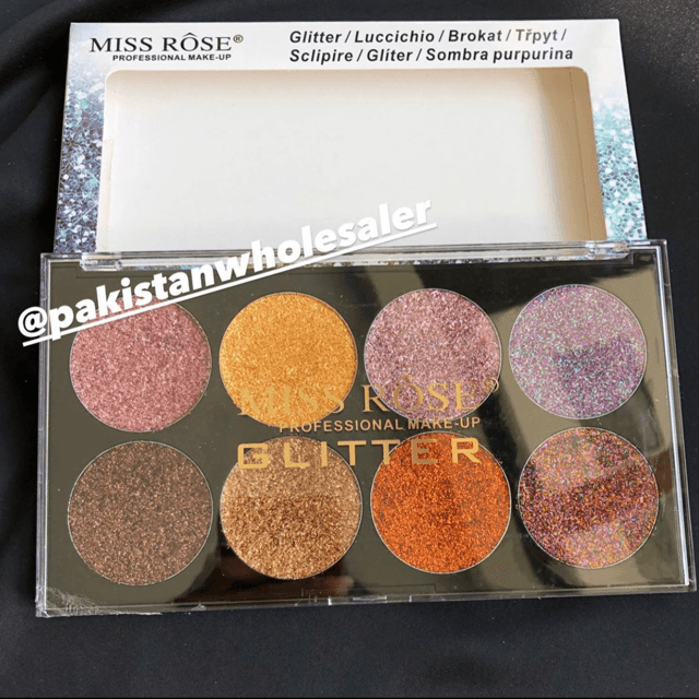 Miss Rose 10 Colour Glitter Palette