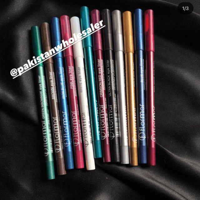Flormar Pack of 12 Eye Liners