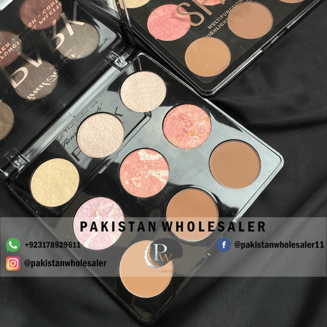 Final Touch SPARK Highlighter + Blush + Contour Palette