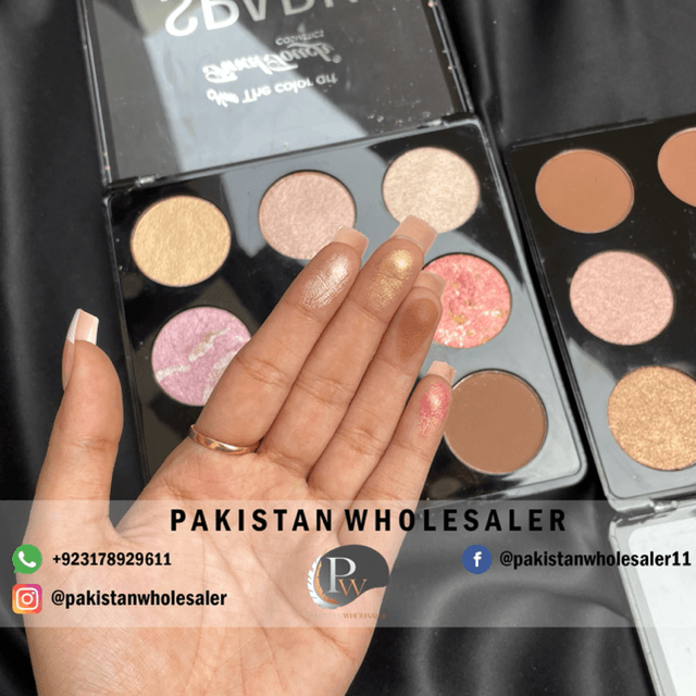 Final Touch SPARK Highlighter + Blush + Contour Palette