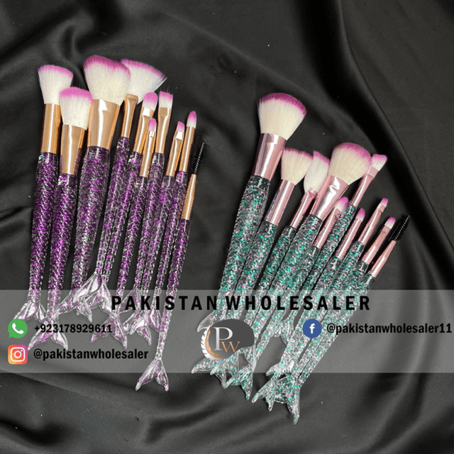 Mermaid Brushes 10 Pcs