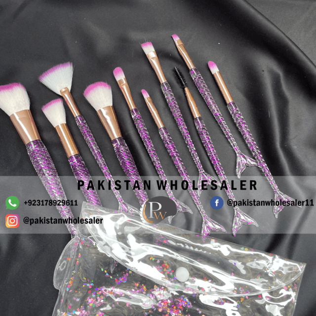Mermaid Brushes 10 Pcs