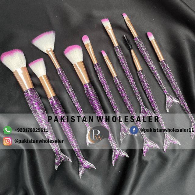 Mermaid Brushes 10 Pcs