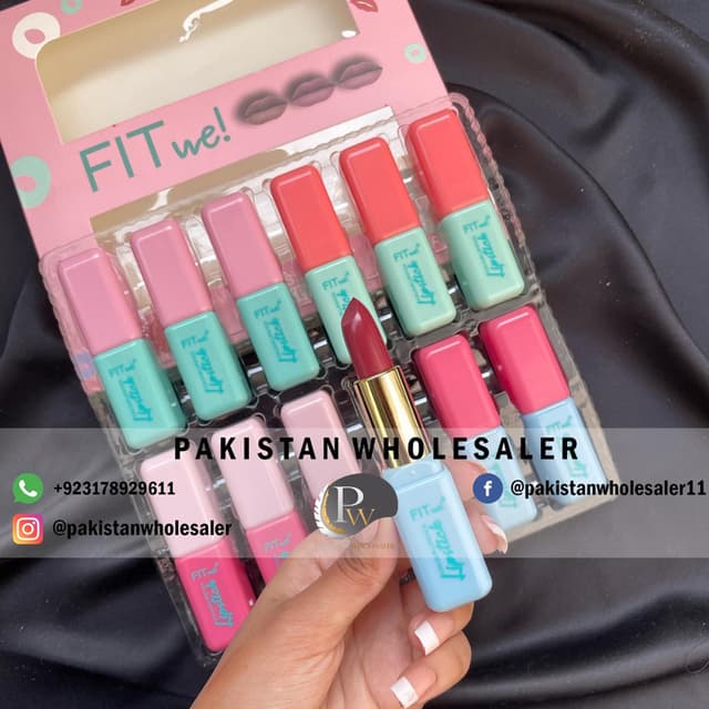 Fit Me Pack of 12 Lipsticks 💗