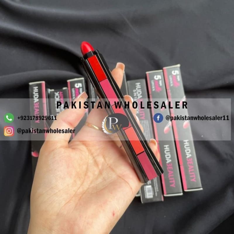 HUDA BEAUTY 5 in 1 LIPSTICKS 