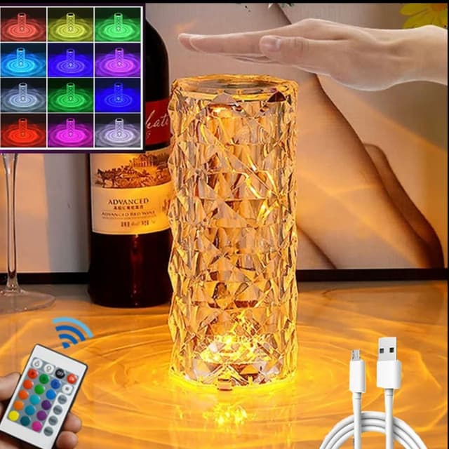 Crystal Diamond Lamp