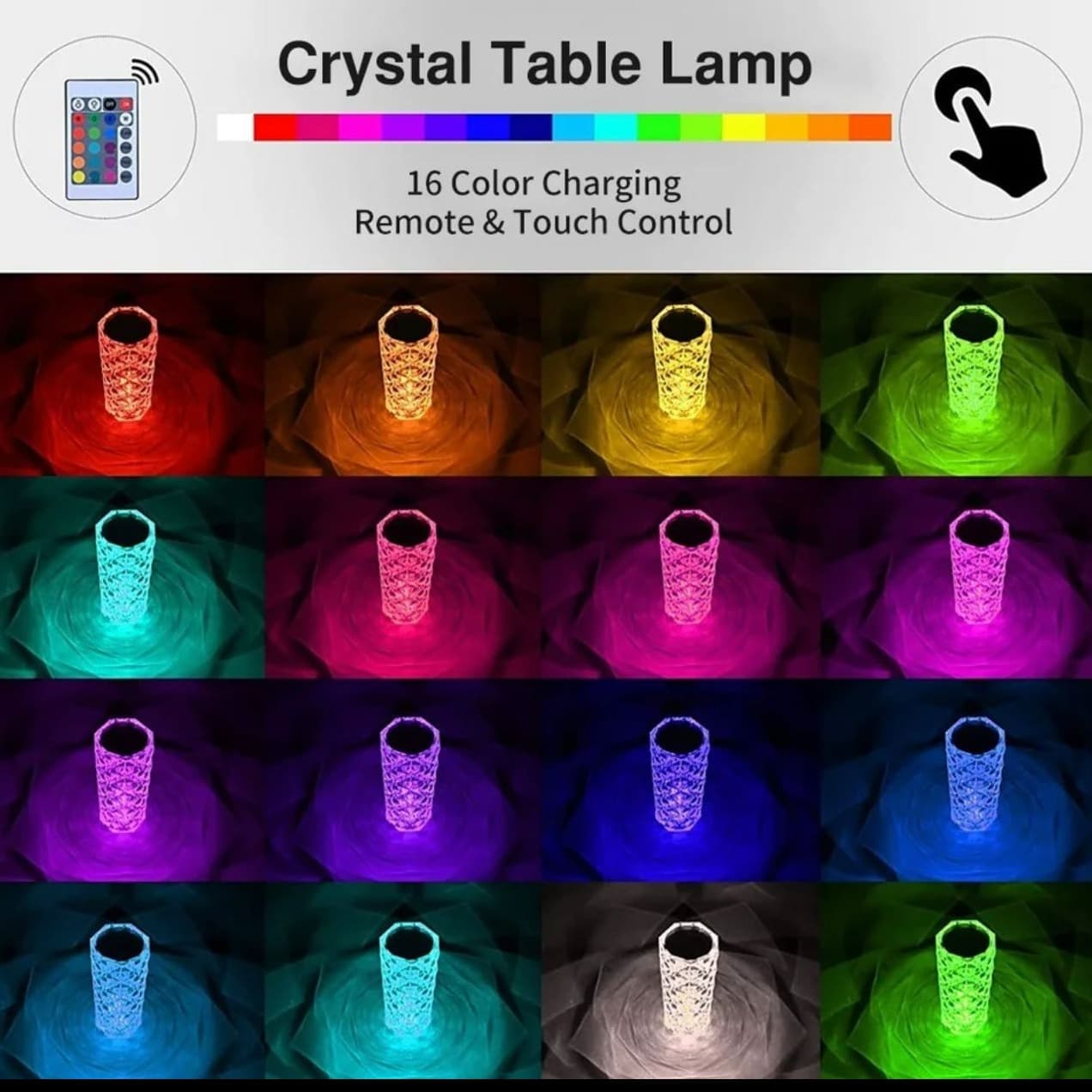 Crystal Diamond Lamp