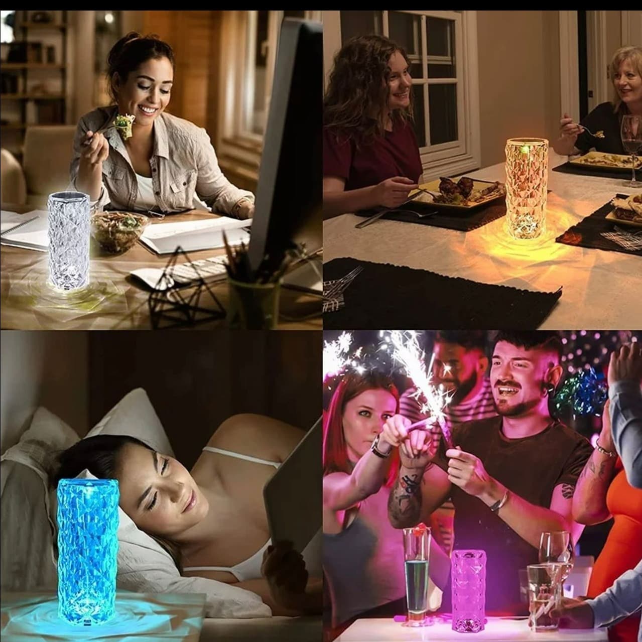 Crystal Diamond Lamp